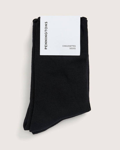 3-Pack Basic Rolled Edge Socks